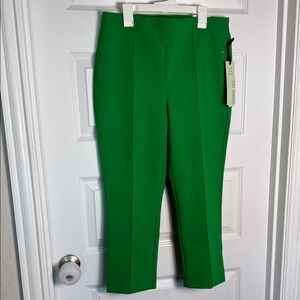 NWT Rachel Zoe Emerald Green Crop Pants Sz 8